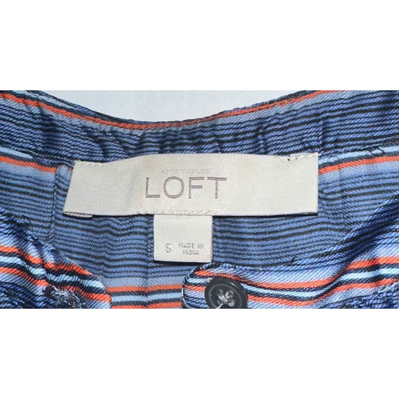 Ann Taylor‎ LOFT Blue and Red Shift Dress Size S - Picture 2 of 4